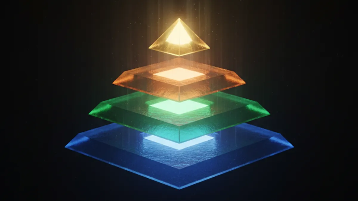 539 投注策略金字塔：保守（底層）→ 穩健 → 積極 → 戰略型（頂層）