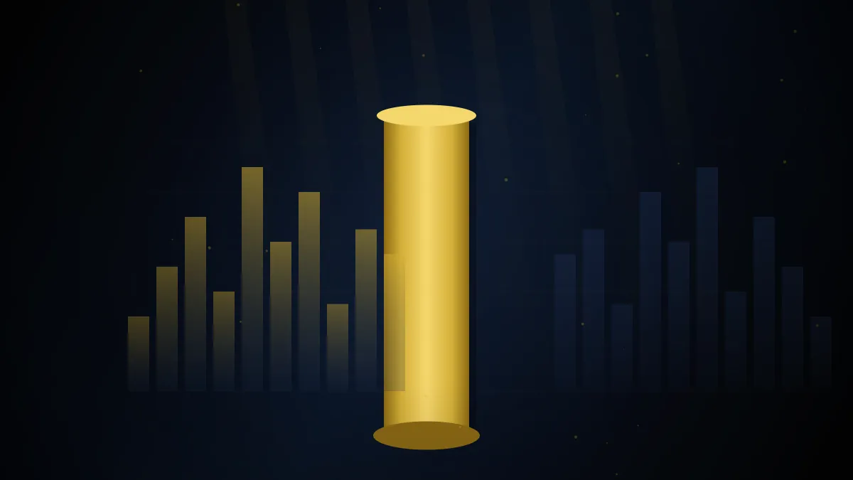 539 頭獎統計:高聳的金色頭獎柱搭配統計數據