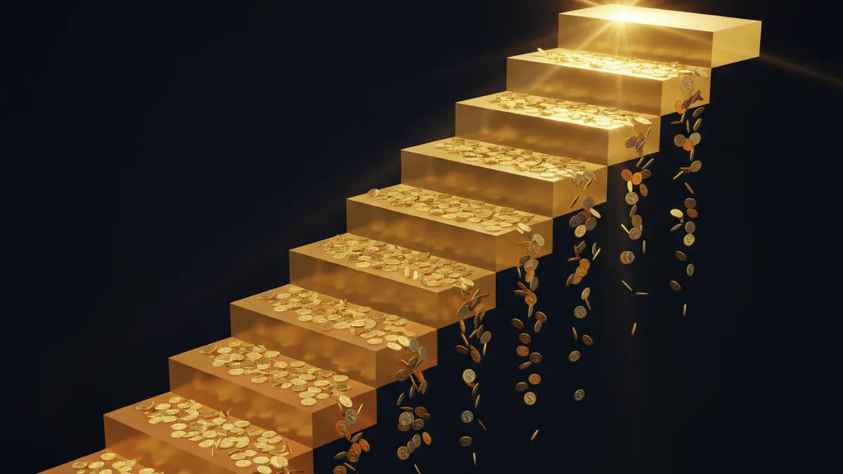 539 獎金結構階梯圖:從肆獎 50 元到頭獎 800 萬元的五級獎金階梯