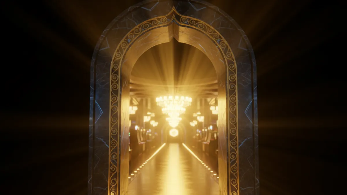 博弈新手入門:華麗的金色拱門通道,引導新手踏入博弈世界