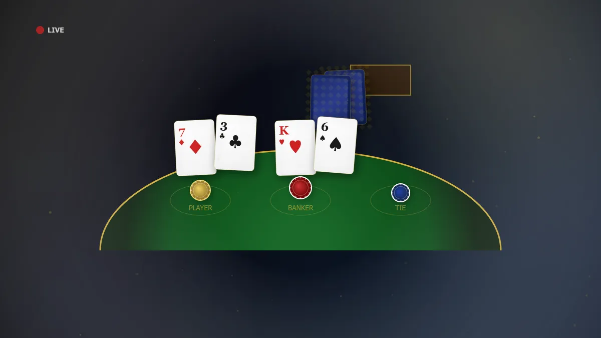 真人百家樂指南：高級真人荷官發牌桌