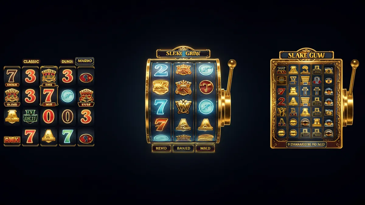 三種支付線機制對比：固定線、全區域、動態轉軸三種模式並列展示