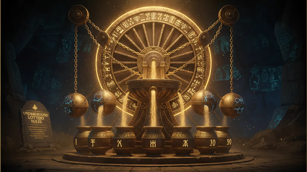 地下539規則:古風開獎機制搭配神秘金色元素